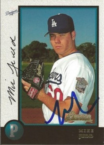 Mike Judd Signed Los Angeles Dodgers 1998 Bowman Card