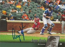 Augie Ojeda Signed Arizona Diamondbacks 2010 UD Card