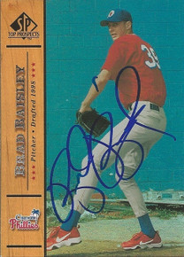 Brad Baisley Signed 2000 UD SP Top Prospects Minor League Phillies Card
