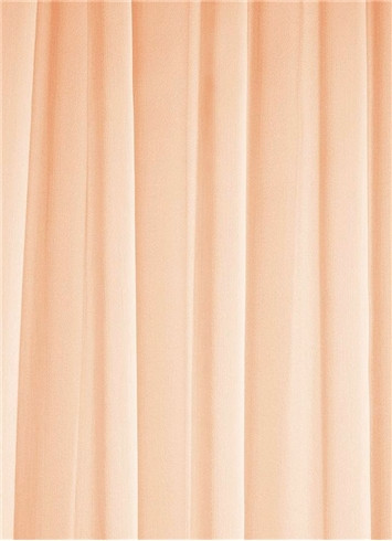 Peach Sheer Dress Fabric