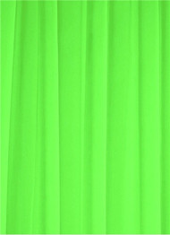 Neon Green Sheer Dress Fabric