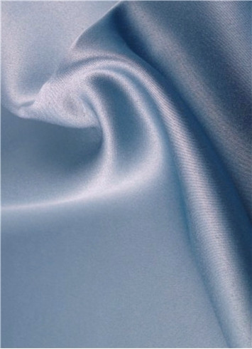 Desert Blue Duchess Satin Fabric