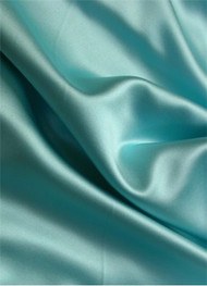 Tiffany Blue Duchess Satin Fabric