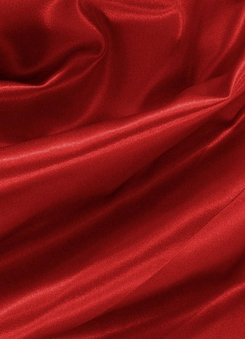 Red Crepe Back Satin Fabric