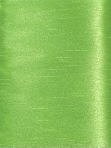 Lime Poly Shantung Fabric