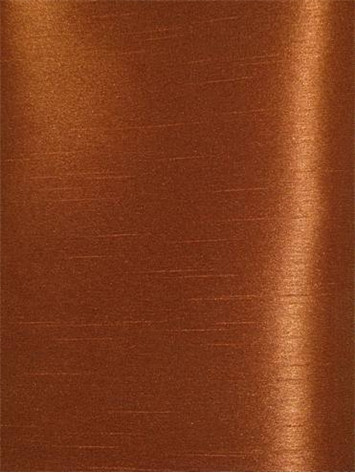Copper Poly Shantung Fabric