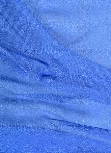 Sapphire Sparkle Organza Fabric