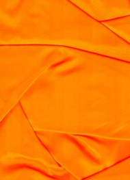 Neon Orange Sparkle Organza Fabric