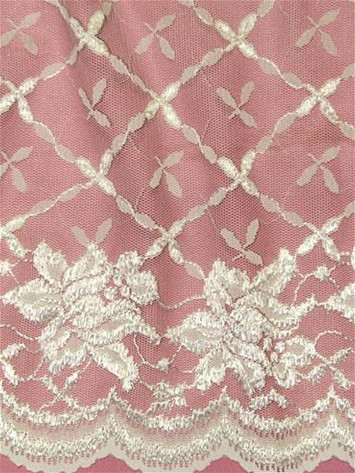 PB1000 Ivory Shiffli Lace - Bridal Fabric by the Yard