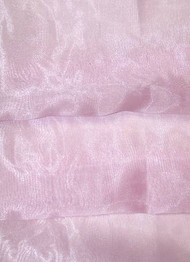 Ice Pink Crystal Organza