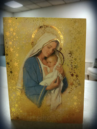 Our Lady and Jesus Card