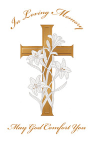 In Loving Memory, May God Comfort You [Mass Enrollment Card]