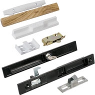 Mortise pocket door hardware