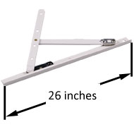26 Inches 2 Bar Hinges