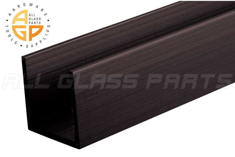UChannel 3/4" x 3/4" Medium Bronze Anodized