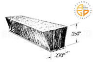 Pile Weatherstripping (1/4" Backing) (5/32'' Pile)