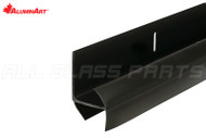 L-Shaped Door Shoe (AluminArt) Black)
