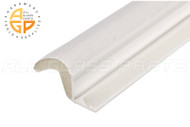 Foam-Tite Kerf Mounted Weatherseal (White) (97'' Length)