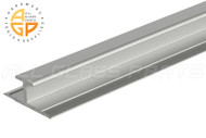 Glass Divider (Mirror Mounting Channel) (Satin Aluminum)