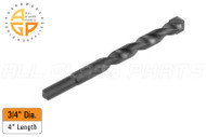 Pulverizer (4'' Length) (Rotary Percussion Carbide) (Tipped Bits) (535 Series) (3/16'' Dia)