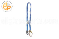 Noryard Shock Absorbing Lanyards (4 Ft.) (One 01 locking snap hook and one N314)