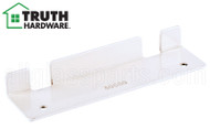 Sliding Glass Door Lock Keeper (Truth Hardware) (White)