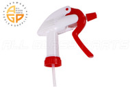 Trigger Sprayer with Dip Tube (High Output) (Red)
