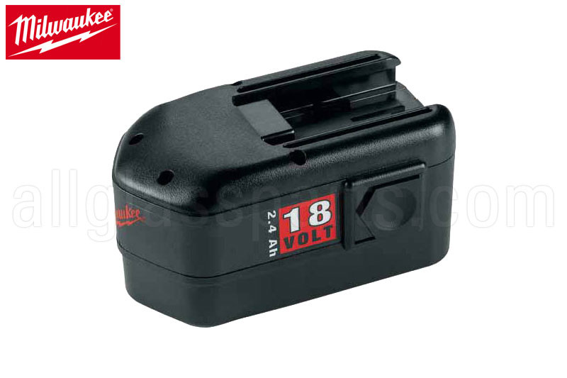 Milwaukee 18V NiCd 2.4 Ah Battery | All Glass Parts