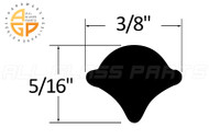 Lock Strip for Self-Sealing Weatherstrips (2-Piece Type)