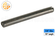 Slotted Spring Tension Pins (1/4" Diameter) (7/8'' Size)