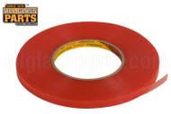 Mirror Trim Tape (Double Sided) (Clear with Red Backing)