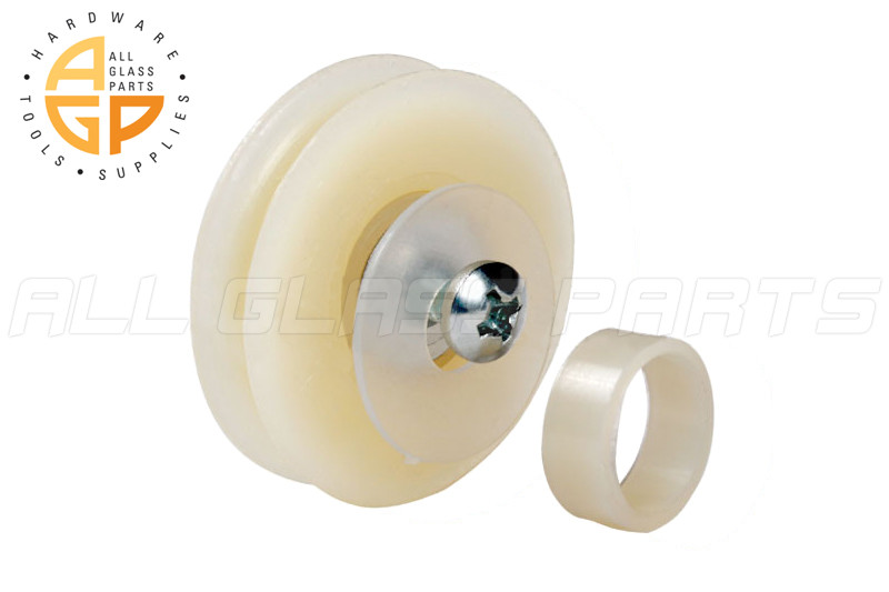Sliding Screen Door Wheel 13/8'' Diameter All Glass Parts