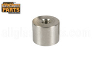 Standoff Bases (2" Diameter) (Brushed Stainless) (Height 1-1/2")