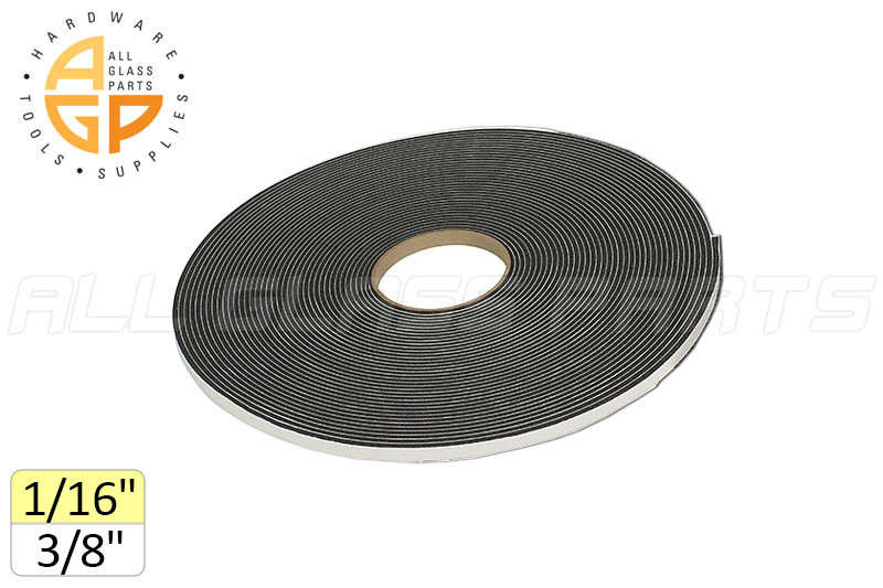 Foam Glazing Tape Adhesive Single Sided Size 116 X 38 Length 150 Ft