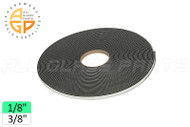 Foam Glazing Tape (Adhesive, Single Sided) (Size: 1/8'' x 3/8'' Length: 75 Ft.)