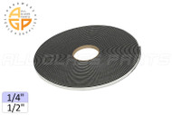 Foam Glazing Tape (Adhesive, Single Sided) (Size: 1/4'' x 1/2'' Length: 35 Ft.)