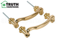 Brass Pull Handle (6-3/8'' Hole Spacing)