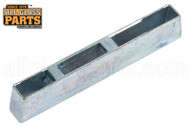 Sliding Glass Door Strike (3-1/2'' Length) (Zinc Finish)