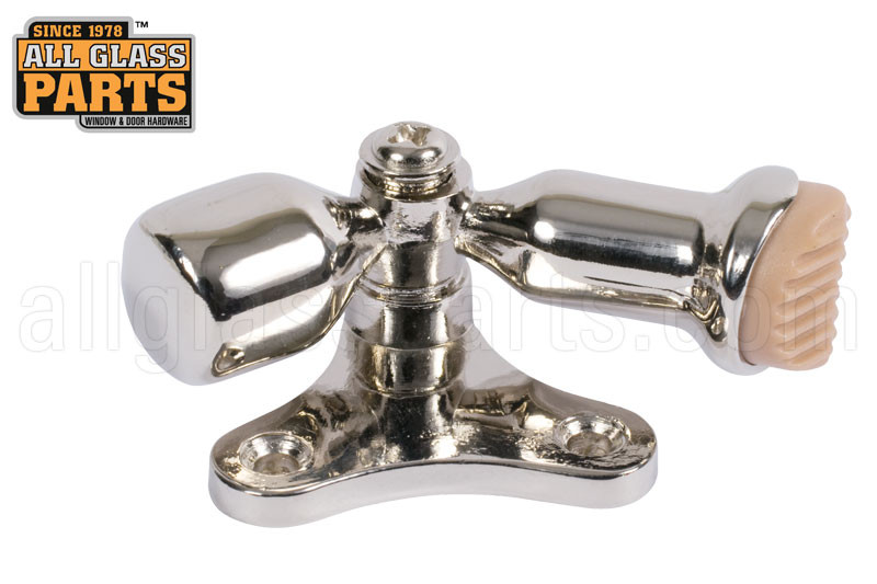 Gravity Window Holder Chrome All Glass Parts