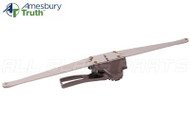 Awning Window Operator (Truth Hardware 'Lever' 10.10) (20 1/2" Single Pull) (1/2" space for Housing) (Brown) (Regular Hand)