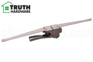 Awning Window Operator (Truth Hardware 'Lever' 10.10) (20 1/2" Single Pull) (7/8" space for Housing) (Brown) (Regular Hand)