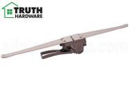 Awning Window Operator (Truth Hardware 'Lever' 10.10) (20 1/2" Single Pull) (5/8" space for Housing) (Brown) (Regular Hand)