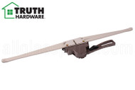 Awning Window Operator (Truth Hardware 'Lever' 10.10) (20 1/2" Single Pull) (1/2" space for Housing) (Brown) (Opposite Hand)