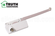 Single Arm Casement Window Operator (Truth Hardware 15.56) (7-1/2" Arm) (Right) (White)