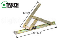 Window Hinge (Truth Hardware 34.XX) (Plated) (20-1/2 inches length)