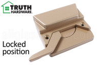 Sash Lock (Truth Hardware 'Entrygard') (Right) (Coppertone)
