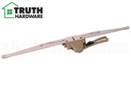 Awning Window Operator (Truth Hardware 'Lever' 10.11) (23 1/4" Dual Pull) (1/2" space for Housing) (Coppertone) (Opposite Hand)