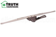 Awning Window Operator (Truth Hardware 'Lever' 10.11) (23 1/4" Dual Pull) (1/2" space for Housing) (Brown) (Opposite Hand)