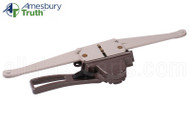 Awning Window Operator (Truth Hardware 'Lever' 10.14) (13 1/8" Single Pull) (7/8" space for Housing) (Brown) (Regular Hand)