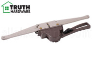 Awning Window Operator (Truth Hardware 'Lever' 10.14) (13 1/8" Single Pull) (1/2" space for Housing) (Brown) (Opposite Hand)